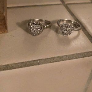 Costco diamond heart ring